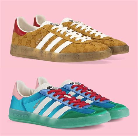 gucci adidas collab sneakers|Gucci x Adidas formal shoes.